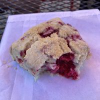 Vegan Raspberry Scone at The Red Bird Cafe in Roslyn