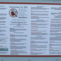 Menu (as of August 2020) at The Red Bird Cafe in Roslyn