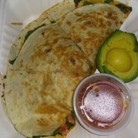 Quesadilla at The Red Bird Cafe in Roslyn