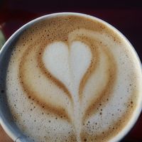 Oatmilk mocha at The Red Bird Cafe in Roslyn