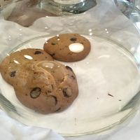 Vegan chocolate chip cookies at Divine Planet Vegan Cafe in Wuxi