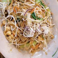 Vegan pad thai at Thai Market in Da Nang