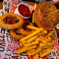 Vegan Burger at Station Promenade in Morecambe