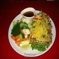 Thai Mango Chilean Fish. at Soy and Sake Village in New York City