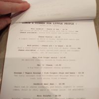Kids lunch Menu at The Nest in Gateshead