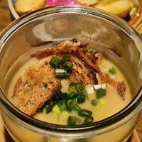 Vegan cauliflower soup 🌱👍 at Pochlebna in Wroclaw