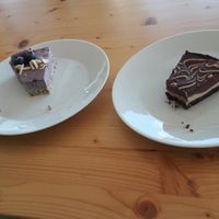 Delicious and creamy raw vegan cakes at Primesurf Fehmarn in Fehmarn
