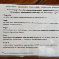 Flammkuchen Veggie auch vegan 🌱  at Primesurf Fehmarn in Fehmarn