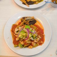 Enchiladas con queso de almendra at Giornale - Nomad Mítikah in Mexico City