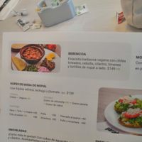 Menu at Giornale - Nomad Mítikah in Mexico City