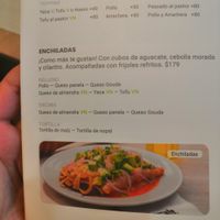 Menu at Giornale - Nomad Mítikah in Mexico City