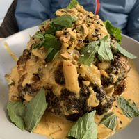 Baked curried cauliflower  at Pine in Hanover