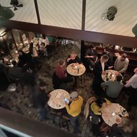 Downstairs  bar  at Dishoom - King's Cross in London