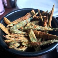 Okra fries   at Dishoom - King's Cross in London