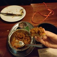 Veggie curry (vegan) at Dishoom - King's Cross in London