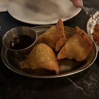 Vegetable Samosas  at Dishoom - King's Cross in London