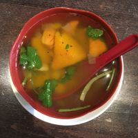 Pumpkin soup at Dao Palate - Flatbush in Brooklyn