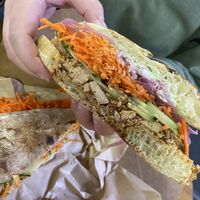 Bai mai with tofu  at The Vegan Butcher in Allentown