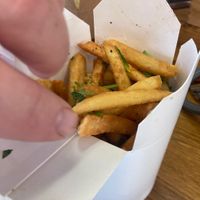 Lemon fries at The Vegan Butcher in Allentown