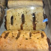 VG sausage roll   at 200 Degrees Coffee in Leeds
