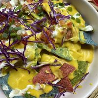 Nachos de queso de nuez  at La Pitahaya Vegana - Mercado del Carmen San Ángel in Mexico City