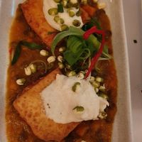 marinated fried tofu at Rubyos in Newtown