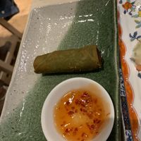 Edamame spring roll (I ate the other 3 before remembering...) at Umai  in Shrewsbury