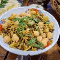 Mujaddara at Hummus Chiang Mai in Chiang Mai