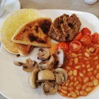 Full vegan breakfast at Cafe Alba in Milngavie