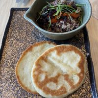 HÜGGE’S FLATBREAD & BABAGANOUSH  at Hügge in Turku
