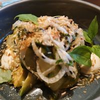 Tofu and avocado salad at Hügge in Turku
