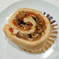 Tofu pizza roll at OOH Breado - Sangdo-dong - 우부래도 상도점 in Seoul