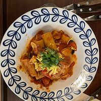 Rigatoni with tomato sauce at OOH Breado - Sangdo-dong - 우부래도 상도점 in Seoul