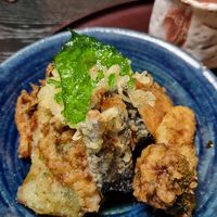 Vegetable tempura at Haginoya in Nakatsugawa