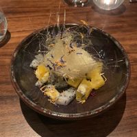 Sorbet with fruit at Waipo in Stockholm