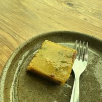 Passion fruit cake   at Inzora Rooftop Café in Kigali