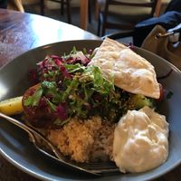 Mezze plate  at Kochwerk (Veganes Bistro) in Goerlitz