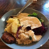 Mezze plate  at Kochwerk (Veganes Bistro) in Goerlitz