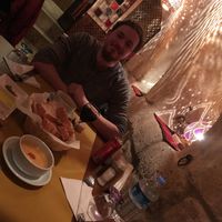 Lentil soup starter with bread and oil/spices for dipping (and apple tea!) at Pumpkin in Goreme