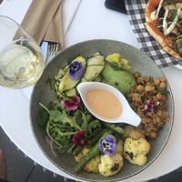 Vegan Poke Bowl at Sandstone Point Hotel in Sandstone Point