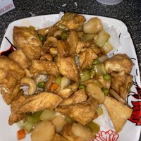 Cashew tofu  at New Peking Wok in Federal Way