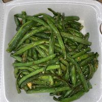 Szechuan green beans  at New Peking Wok in Federal Way
