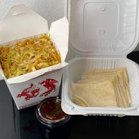 moo shu tofu - no mushrooms (takeout) at New Peking Wok in Federal Way