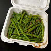 Sichuan green beans (takeout) at New Peking Wok in Federal Way