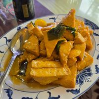 Orange tofu at New Peking Wok in Federal Way