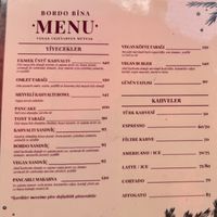 Menu May 2024  at Bordo Bina in Canakkale