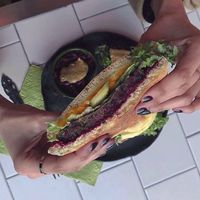 Burger at Bordo Bina in Canakkale