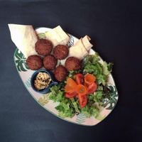 Falafel Dish at Bordo Bina in Canakkale