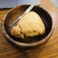 Soymilk scone  at Bottle Lounge 보틀팩토리 in Seoul