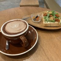 Oat milk hit chocolate  at Bottle Lounge 보틀팩토리 in Seoul